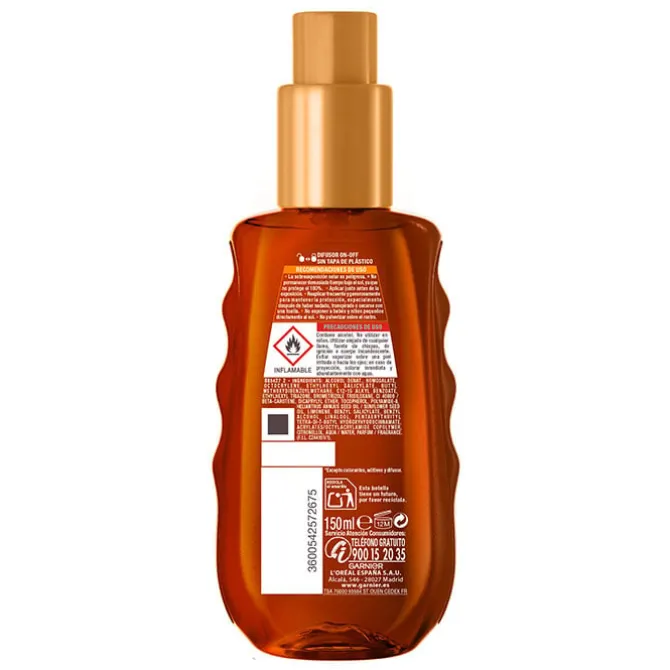 Aceite Protector Bronceador SPF50
