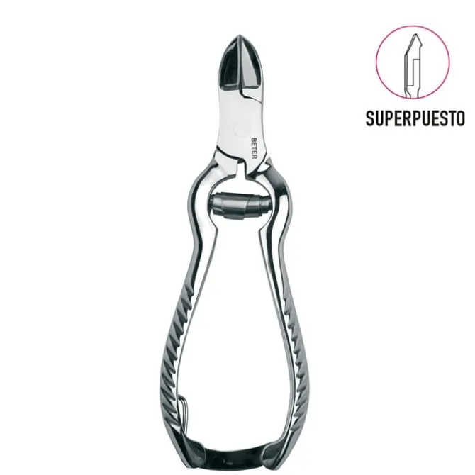 Alicate Pedicura Cromado Muelle Gusanillo