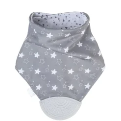 Bandana Reversible con Mordedor Gris