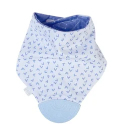 Bandana Reversible con Mordedor Azul