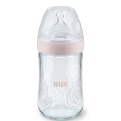 Biberón Nature Sense Cristal 0-6 Meses M Silicona