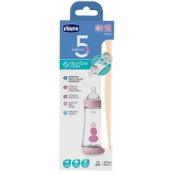 Biberón Perfect 5 Rosa 4 Meses+