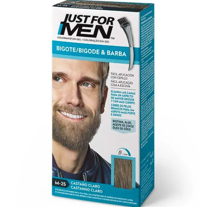 Bigote y Barba Castaño Claro