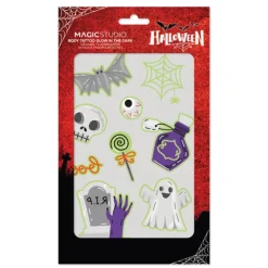 Body Tattoo Glow in The Dark Telaraña Halloween