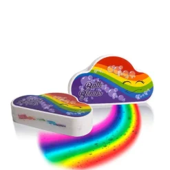 Bomba Baño Arcoiris Nube Blanca