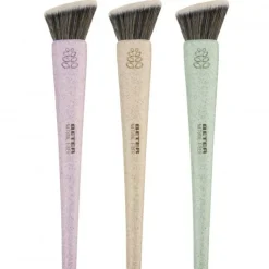 Brocha Angulada Maquillaje Fluido Natural Fiber