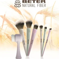 Brocha para Maquillaje Fluido Natural Fiber