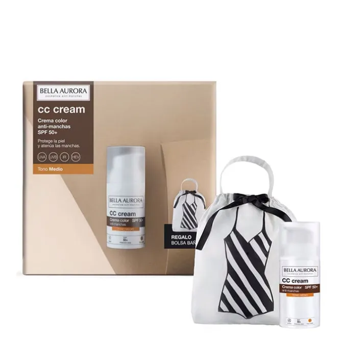 CC Cream Anti-Manchas SPF50+ Tono Medio Estuche