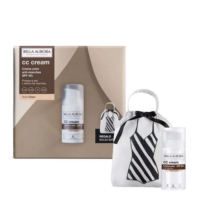 CC Cream Anti-Manchas SPF50+ Tono Claro Estuche