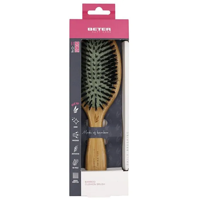 Cepillo Neumático Bamboo de Cerdas Mixtas