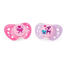 Chupete Physio Air Látex Rosa-Lila 6-16 Meses