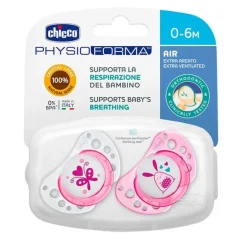 Chupete Physio Air Látex Rosa 0-6 Meses