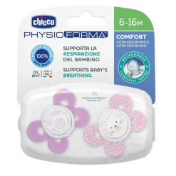 Chupete Physio Comfort Silicona Rosa 6-16 Meses