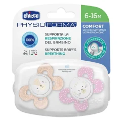 Chupete Physio Comfort Silicona Rosa 6-16 Meses