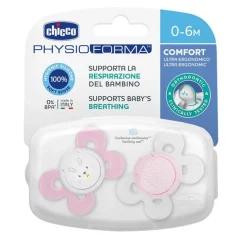 Chupete Physio Comfort Silicona Rosa 0-6 Meses