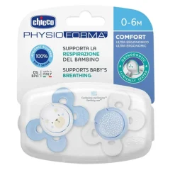 Chupete Physio Comfort Silicona Azul 0-6 Meses