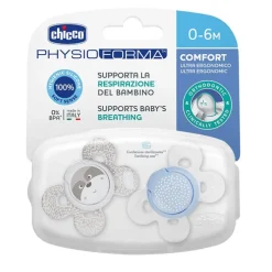 Chupete Physio Comfort Silicona Azul 0-6 Meses