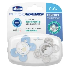 Chupete Physio Comfort Silicona Azul 0-6 Meses