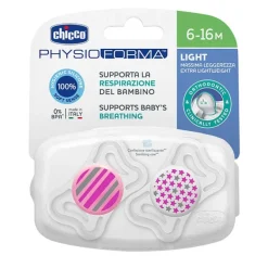 Chupete Physio Light Silicona Rosa 6-16 Meses