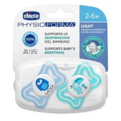 Chupete Physio Light Silicona Azul 2-6 Meses