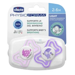 Chupete Physio Light Silicona Rosa 2-6 Meses