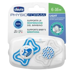 Chupete Physio Light Silicona Azul 6-16 Meses