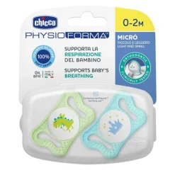 Chupete Physio Micrò Silicona Azul 0-2 Meses
