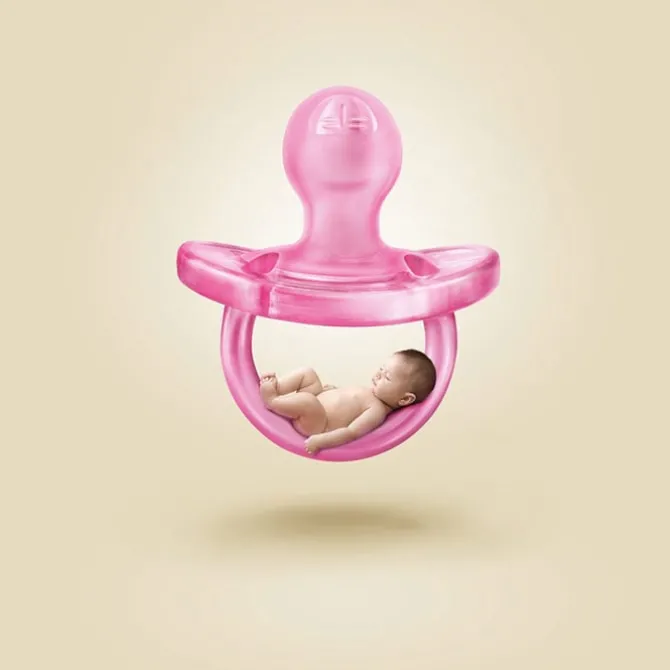 Chupete Physio Soft Rosa 0-6 Meses