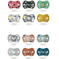 Chupetes Prints Tetina Fisiológica SX Pro +18 Meses