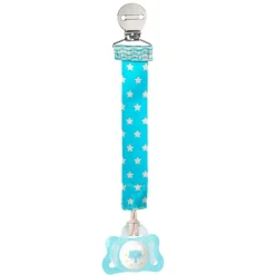 Clip Protege Chupetes Fashion Azul 0 Meses+