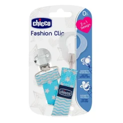 Clip Protege Chupetes Fashion Azul 0 Meses+