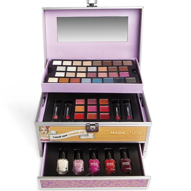 Color Pin Up Travel Case Complete Estuche