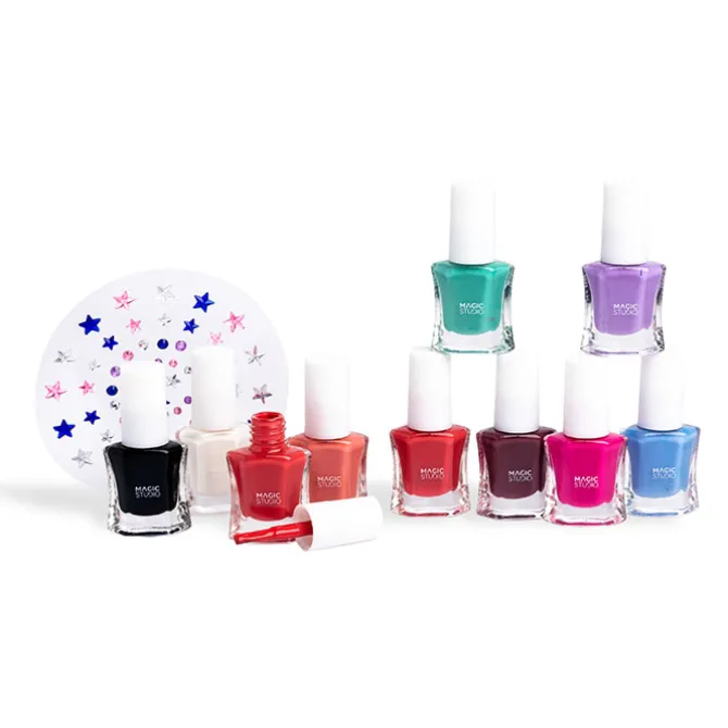 Colorful Nails Polishes Set