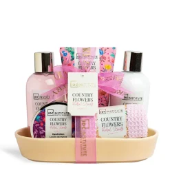 Country Flowers On Ceramic