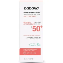 Crema Facial Multiprotección Invisible SPF50+