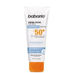 Crema Facial Solar Hialurónico SPF50+