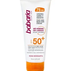 Crema Solar Cara y Escote Antimanchas SPF50+