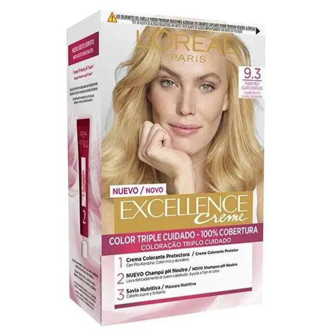 Excellence Creme Nº 9.3 Rubio Claro Claro Dorado