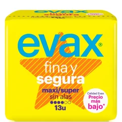FINA y SEGURA Compresa Super Maxi