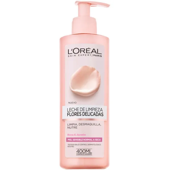 Flores Delicadas Leche Limpiadora Rosa&Jazmín