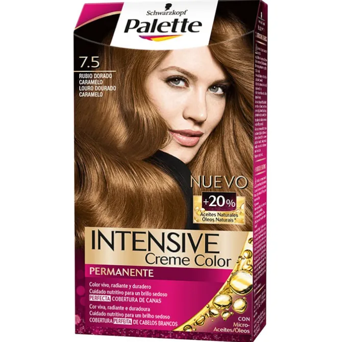 Intense Color Cream Tinte Cabello Nº 7.5 Rubio Dorado Caramelo