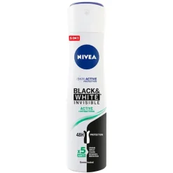 Invisible Black & White Active Desodorante Spray