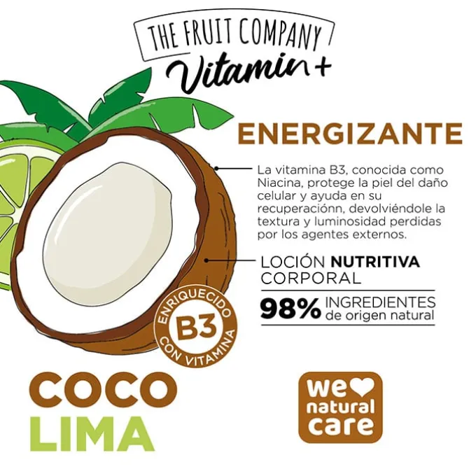 Loción Corporal Vitamin+ Coco-Lima