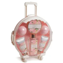 Maleta Troley de Baño Peonías