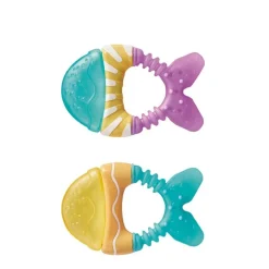 Mordedor de Agua Pececitos Menta-Morado