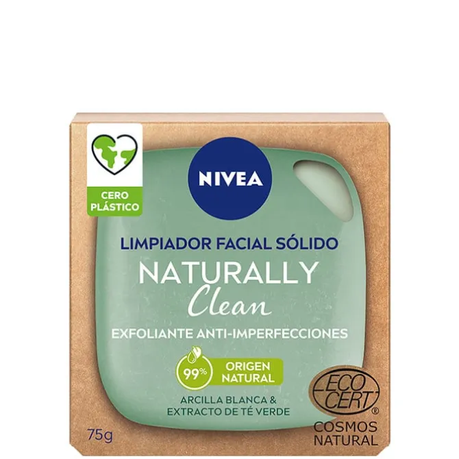 Naturally Clean Exfoliante Facial Sólido Anti-Imperfecciones