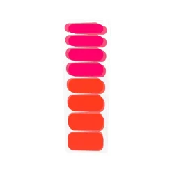 Neon Blast Láminas de Uñas Rosa-Coral