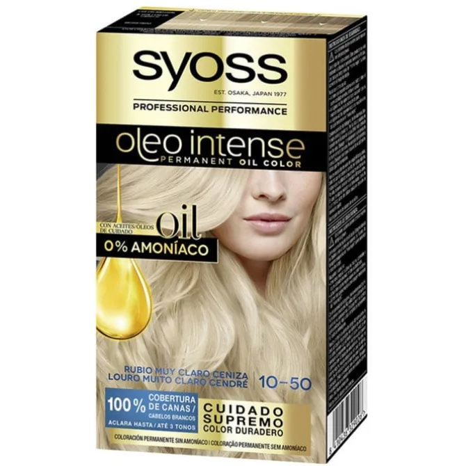 Oleo Intense Coloración 10-50 Rubio Claro Ceniza