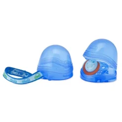 Portachupetes Doble Azul