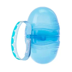 Portachupetes Doble Azul